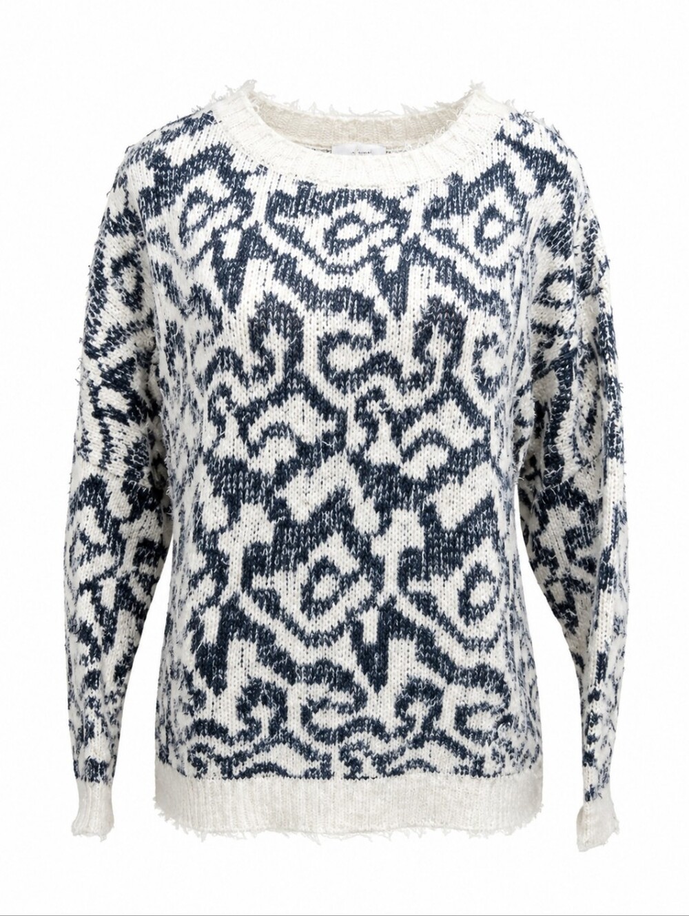 Le temps des cerises shaggy pullover sweater